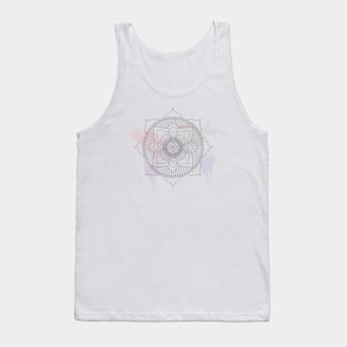 Splash Painted Mandala Tank Top